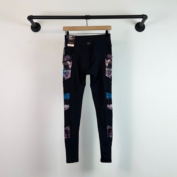 NWT Calia by Carrie Underwood Essential Mesh High Waisted Leggings Floral - Picture 10 of 11